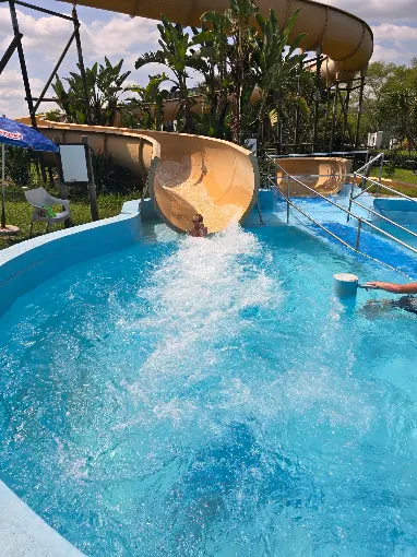 Water slide at Mafunyane Water Park